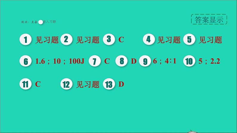 2022九年级物理上册第6章电功率6.2电功率习题课件新版教科版02