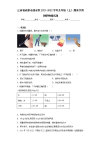 江苏省南京市溧水区2021-2022学年九年级（上）期末学情调研物理试题(word版含答案)