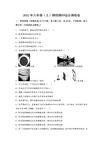 河南省唐河县2022年八年级（上）物理期中综合训练卷(word版，含答案)