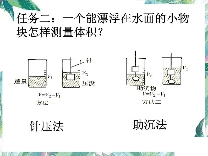 北师大版 八年级上册 实验专题（一）用天平和量筒测定固体和液体的密度 优质课件06