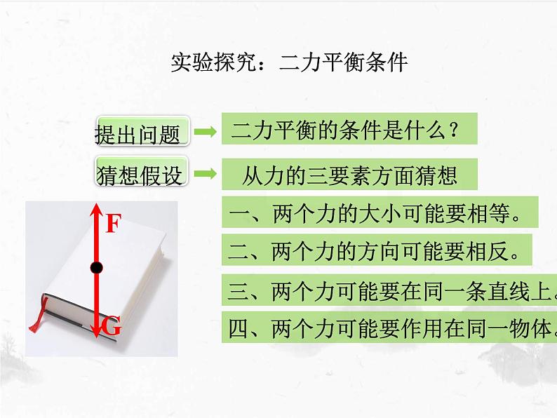 7.3《力的平衡》课件    沪科版八年级物理07