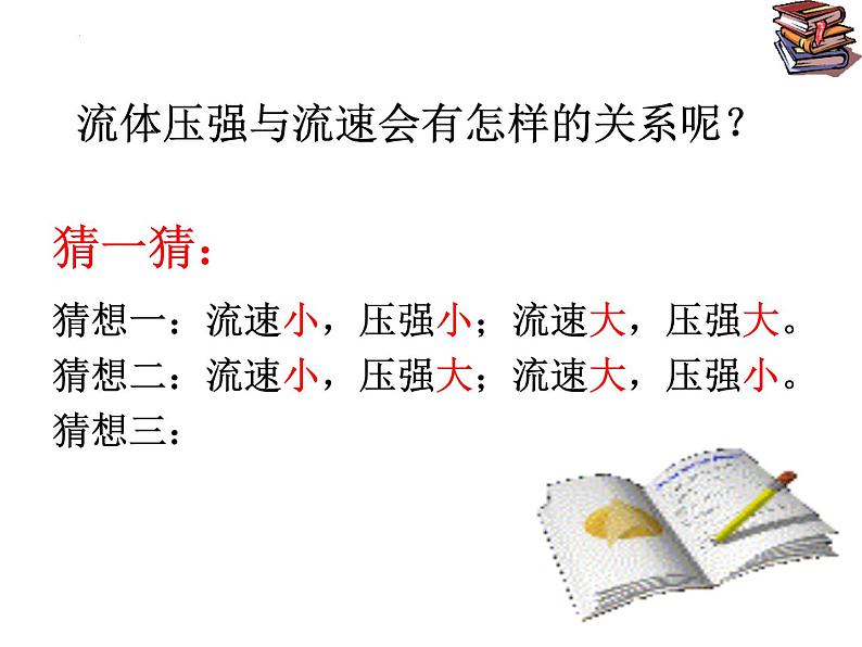 8.4流体压强与流速的关系   沪科版物理八年级全一册第6页