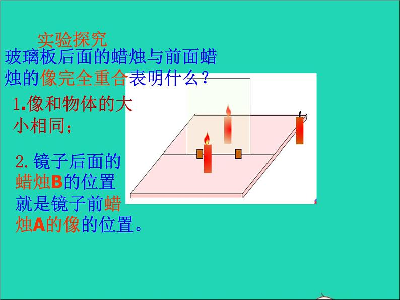 2022八年级物理上册第三章光现象3.4平面镜课件新版苏科版07