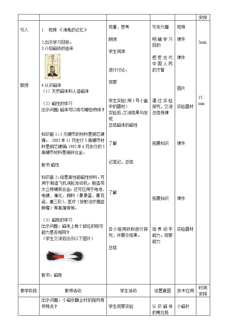 京改版九年级全册 物理 教案 9.1简单电现象03