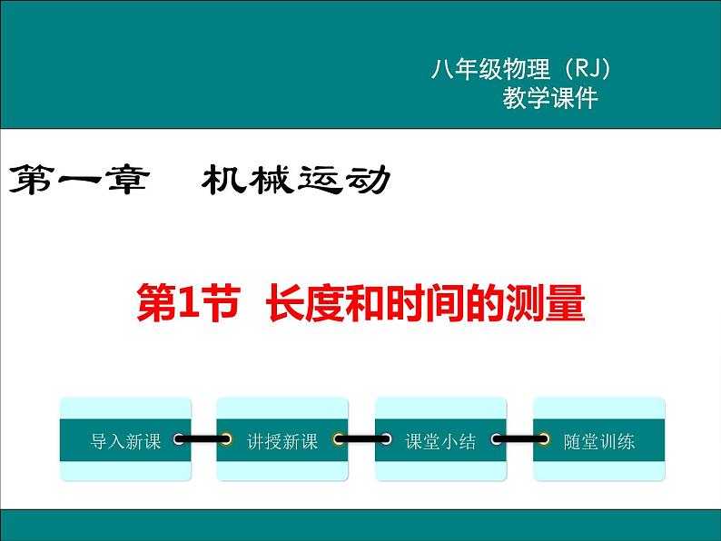 物理八年级上第1章第1节  长度和时间的测量教学课件第1页