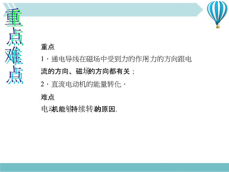 物理九年级下第20章第4节　电动机新教学课件03