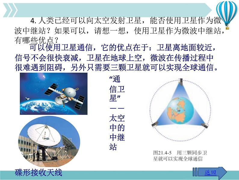 物理九年级下第21章第4节 越来越宽的信息之路教学课件第7页