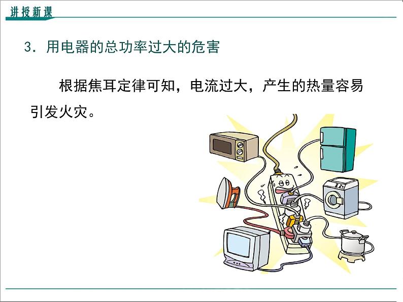 物理九年级下第十九章 生活用电第2节 家庭电路中电流过大的原因精品教学课件06