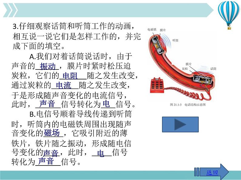 物理九年级下第21章第1节 现代顺风耳－电话教学课件第7页
