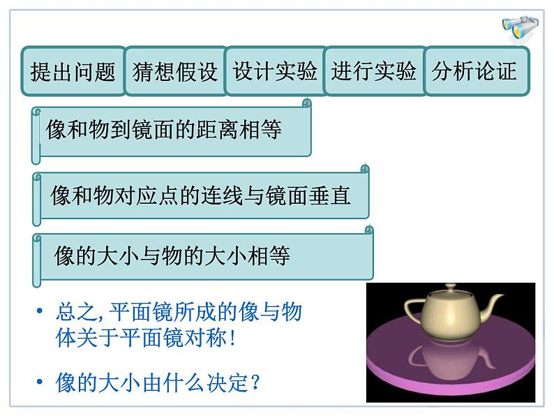 物理八年级上第4章第3节平面镜成像教学课件第8页