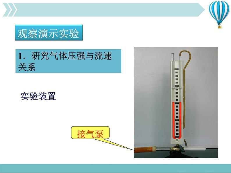 9.4 流体压强与流速的关系精品教学课件第4页