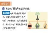 21.3 广播、电视和移动通信--(课件+教案）人教版九年级物理下册