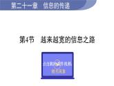 21.4 越来越宽的信息之路--(课件+教案）人教版九年级物理下册
