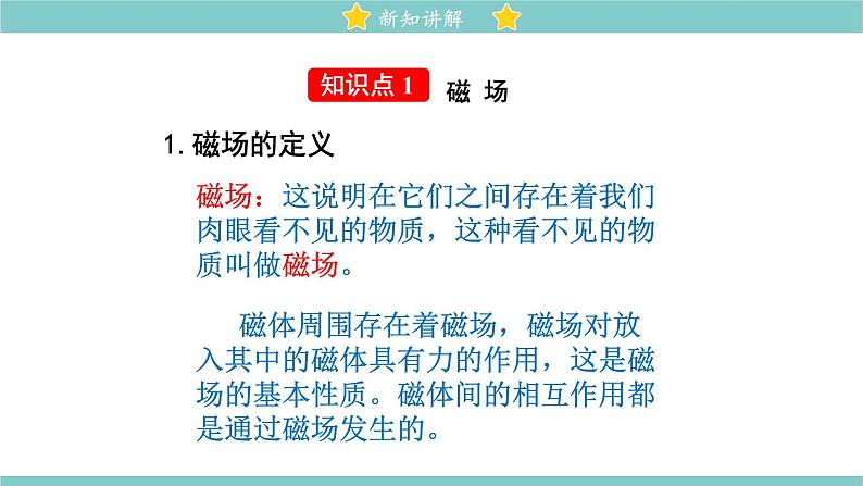 14.2 磁场 同步教学课件 初中物理北师大版九年级全一册04