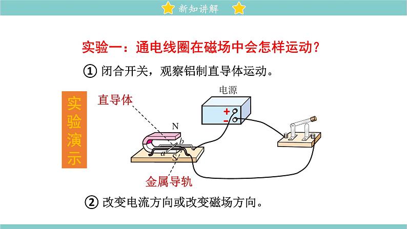 14.6 直流电动机 同步教学课件 初中物理北师大版九年级全一册04