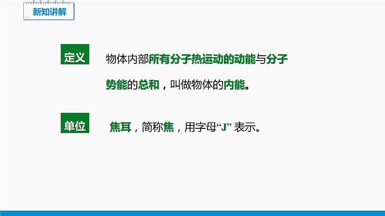 13.1 物体的内能 同步课件 初中物理沪科版九年级全一册第6页