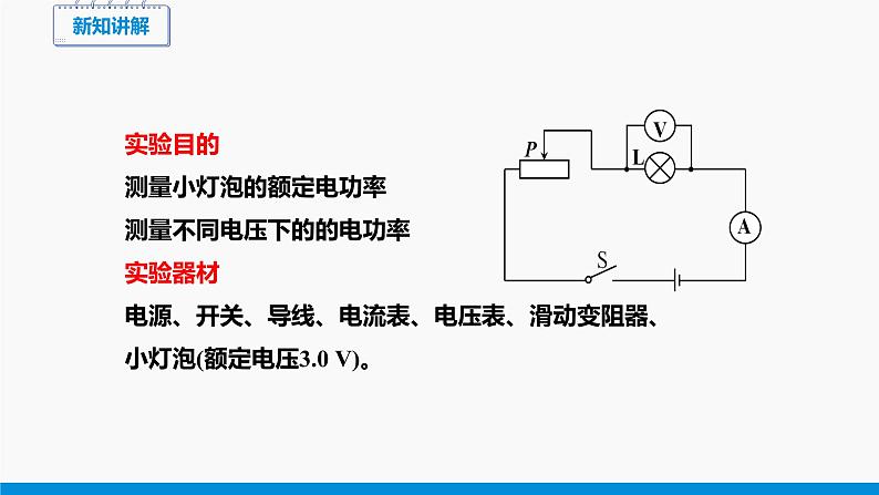 16.3 测量电功率 同步课件 初中物理沪科版九年级全一册06