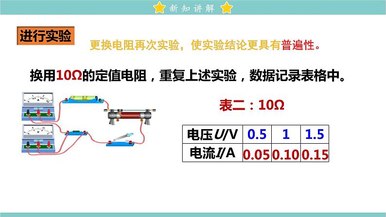 17.1 电流与电压和电阻的关系 教学课件 初中物理人教版九年级全一册07