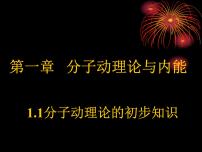 初中物理教科版九年级上册1 分子动理论课文内容ppt课件