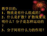 教科版九年级上册物理  1.1 分子动理论 课件