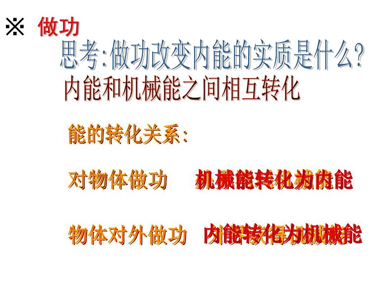 教科版九年级上册物理  1.2 内能和热量 课件07