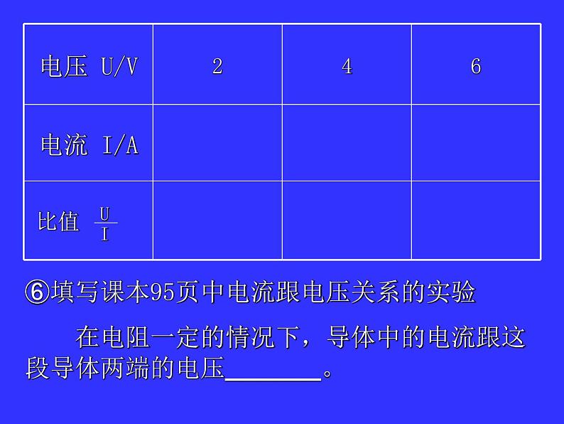 北师大版九年级全册物理 12.1 学生实验：探究--电流与电压、电阻的关系  课件05