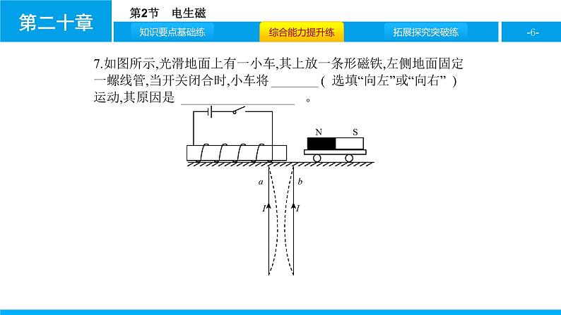 物理人教版九年级下册同步教学课件第20章 第2节 电生磁06