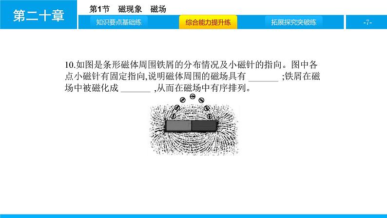 物理人教版九年级下册同步教学课件第20章 第1节 磁现象 磁场07