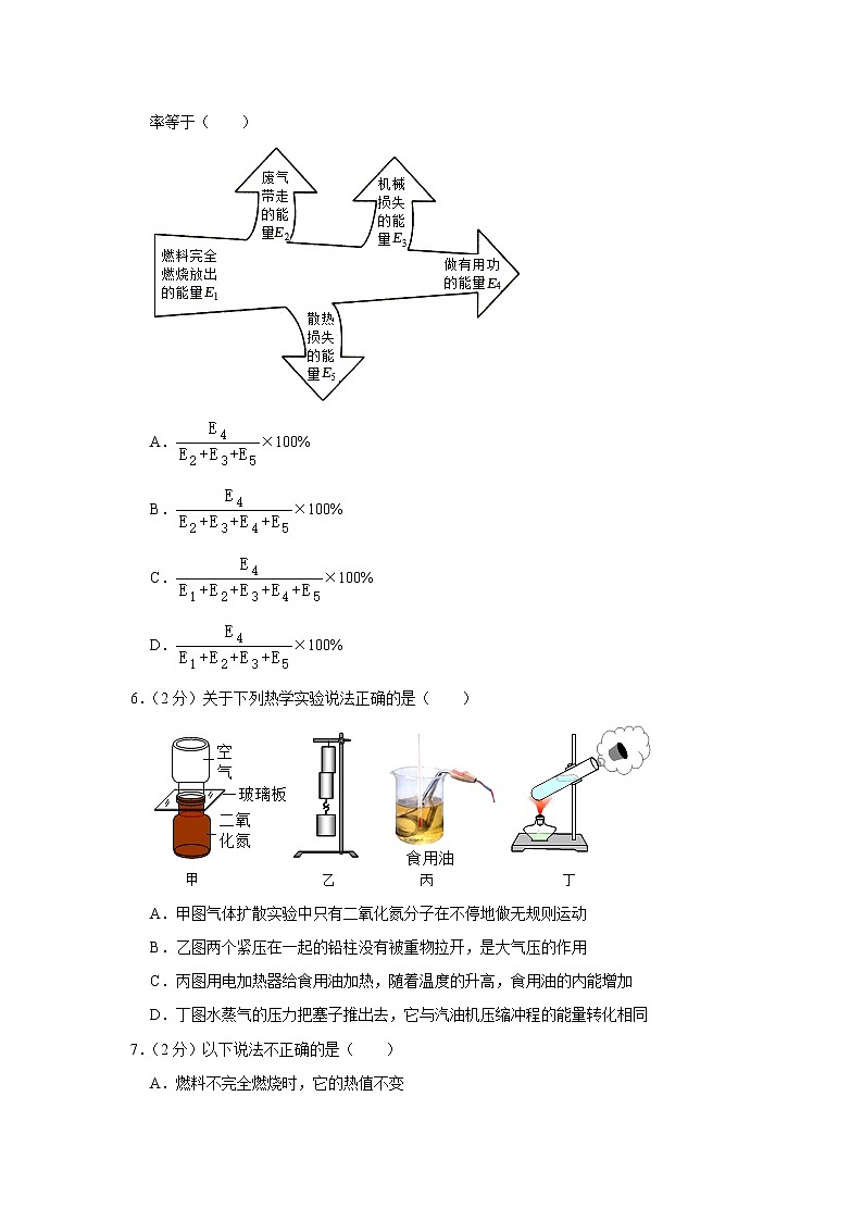 2022-2023学年湖北省黄石市有色中学九年级（上）月考物理试卷(含答案)第2页