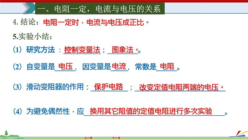 17.1电流与电压和电阻的关系-2022-2023学年九年级物理全一册同步高效助教课件（人教版）04