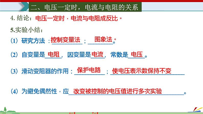 17.1电流与电压和电阻的关系-2022-2023学年九年级物理全一册同步高效助教课件（人教版）08