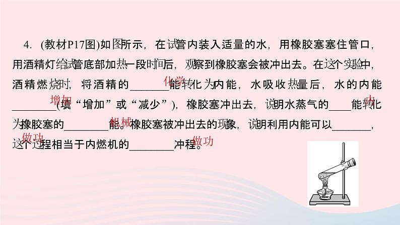 物理人教版九年级上册 同步教学课件第14章 内能的利用 素养提升05