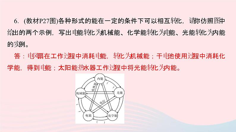 物理人教版九年级上册 同步教学课件第14章 内能的利用 素养提升08