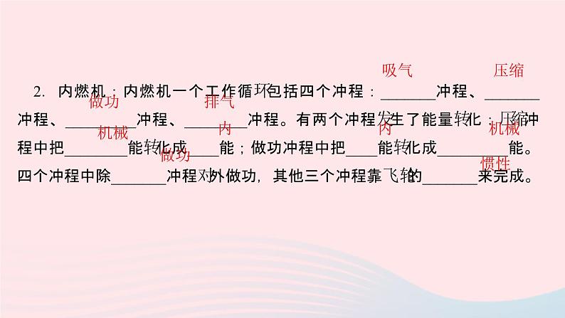 物理人教版九年级上册 同步教学课件第14章 内能的利用 第1节 热机04