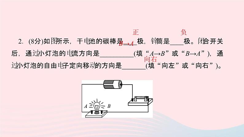 物理人教版九年级上册 同步教学课件第15章 电流和电路 第2节 电流和电路07