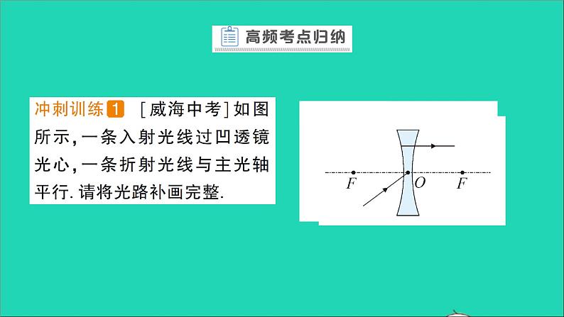 物理北师大版八年级下册同步教学课件第6章 常见的光学仪器 章末复习提升 作业02