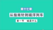 初中物理第十七章 从指南针到磁浮列车第一节 磁是什么教学课件ppt