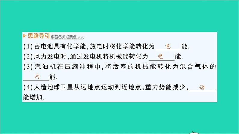 物理沪科版九年级同步教学课件第20章 能源材料与社会 第1节 能量的转化与守恒第3页