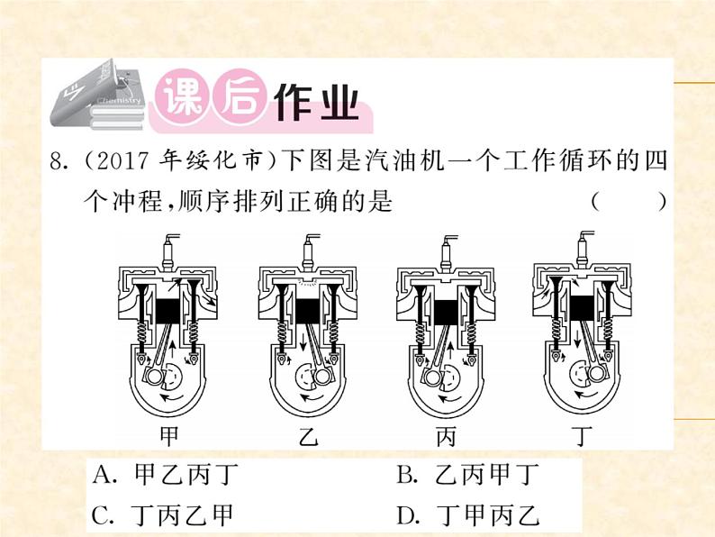 物理人教版九年级上册同步教学课件14.1 热机第5页