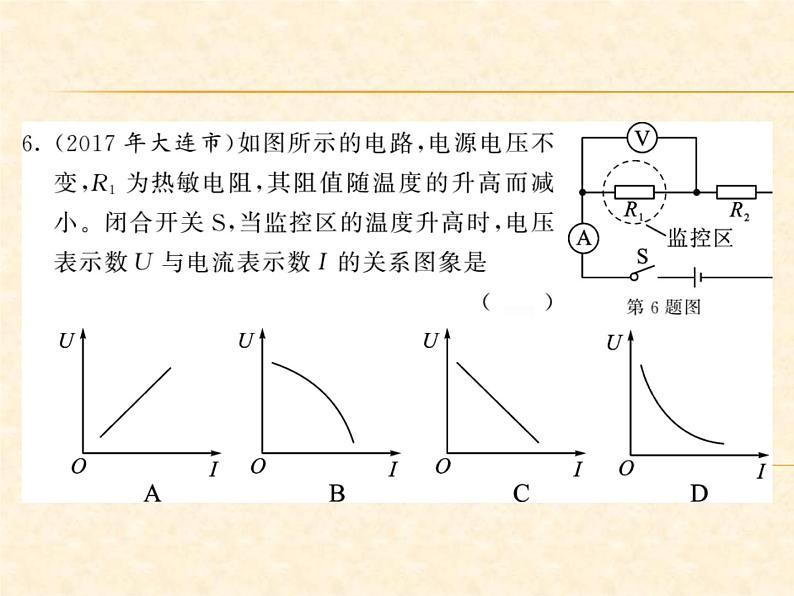 物理人教版九年级上册同步教学课件综合测试卷 第17章06