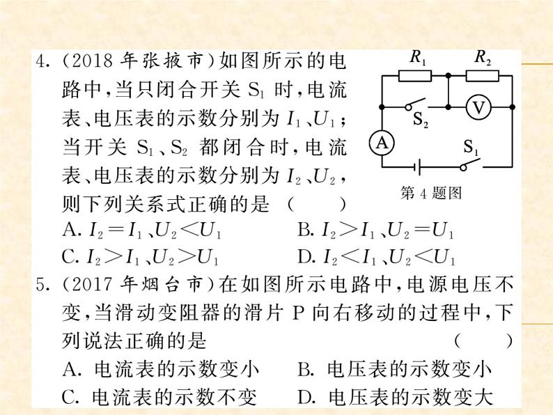 物理人教版九年级上册同步教学课件优生培养计划（5）05