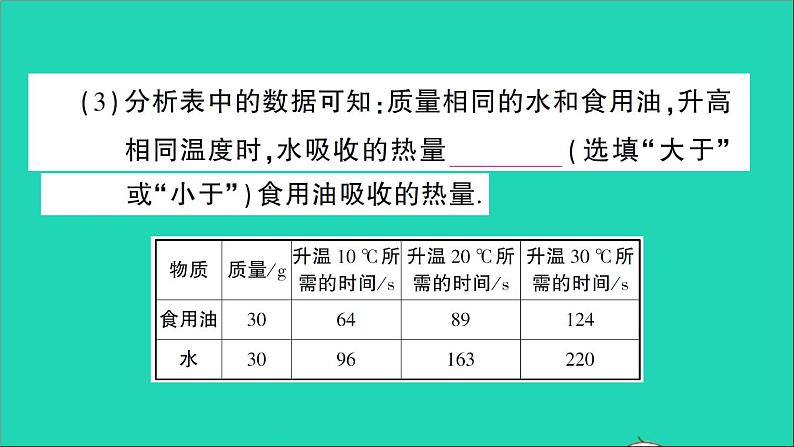 物理人教版九年级上册同步教学课件第13章 内能 第3节 比热容 第1课时 比热容的概念及理解08