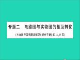 物理人教版九年级上册同步教学课件第15章 电流和电路 专题2 电路图与实物图的相互转化