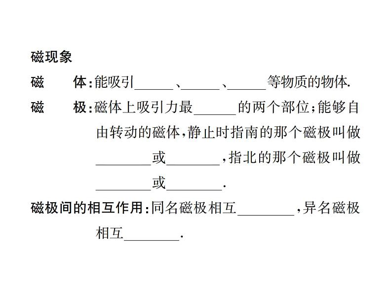 物理人教版九年级下册同步教学课件第20章 第1节 第1课时 磁现象第2页