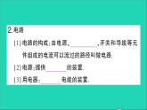 物理人教版九年级上册同步教学课件第15章 电流和电路 第2节 电流和电路