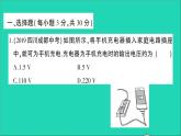 物理人教版九年级上册同步教学课件第16章 电压电阻 检测