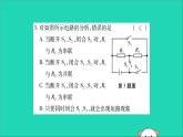 物理人教版九年级上册同步教学课件第15章 电流和电路 专题训练4 串并联电路的识别与设计