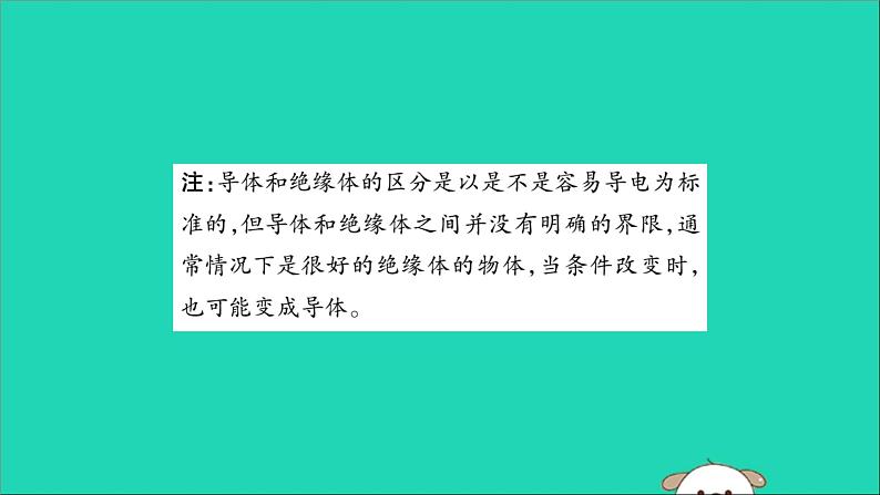 物理人教版九年级上册同步教学课件第15章 电流和电路 第1节 两种电荷 第2课时 原子及其结构导体和绝缘体05