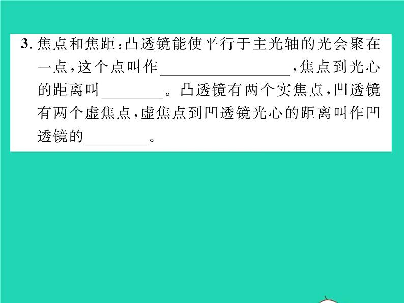 2022八年级物理下册第六章常见的光学仪器第一节透镜习题课件新版北师大版03