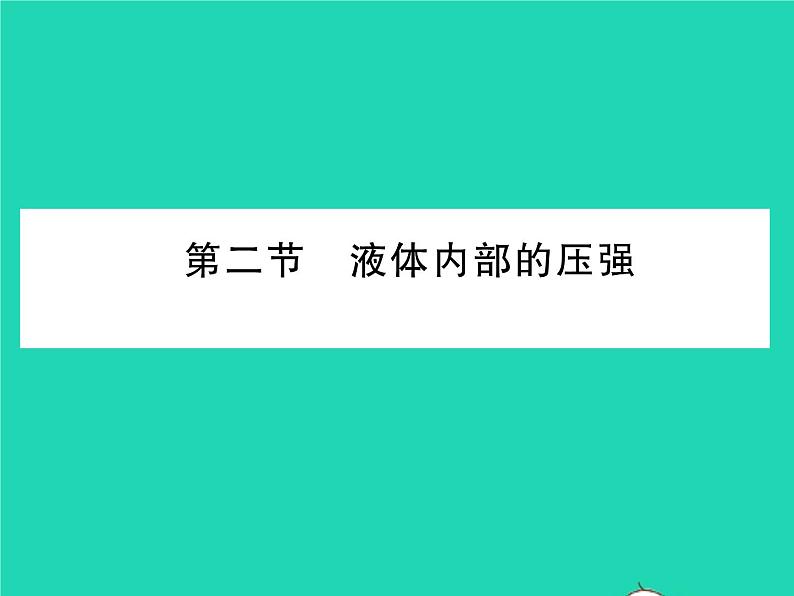 2022八年级物理下册第八章压强与浮力第二节液体内部的压强习题课件新版北师大版第1页